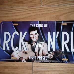 Elvis Presley License plate